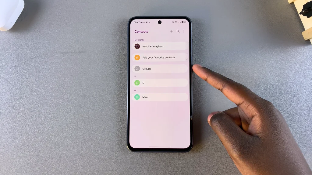 Add Contact Photo On Samsung Galaxy A26
