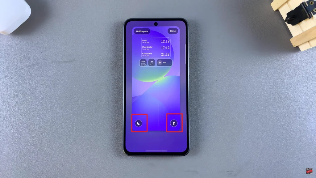 Change Lock Screen Shortcuts On Samsung Galaxy A36