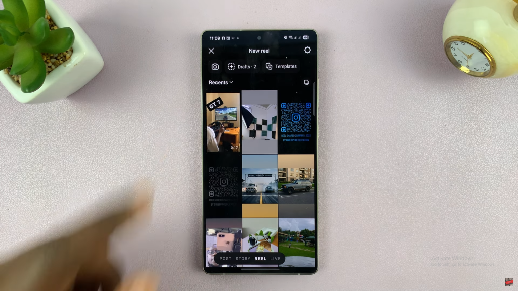 Add Thumbnail To Instagram Reel