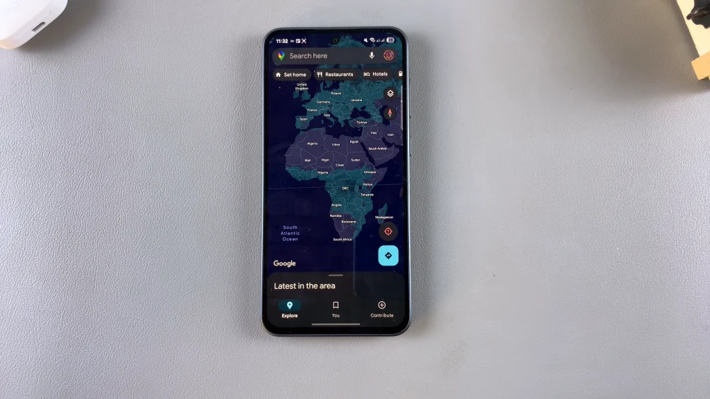Enable Dark Mode in Google Maps On Samsung Galaxy A36