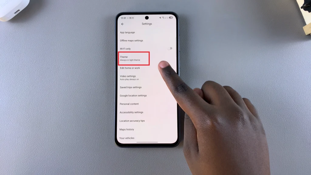 Disable Dark Mode in Google Maps On Samsung Galaxy A56