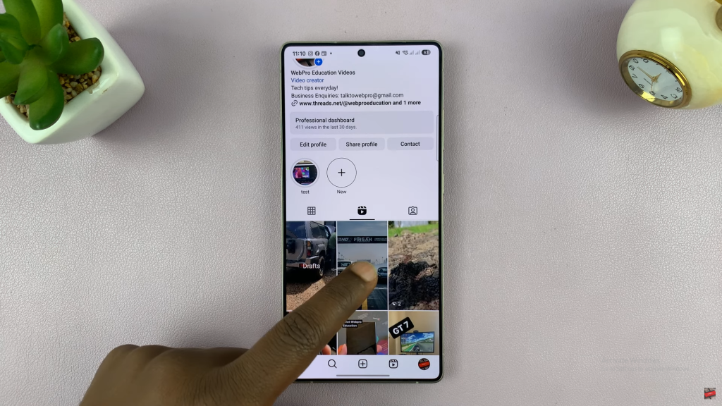 Add Thumbnail To Instagram Reel