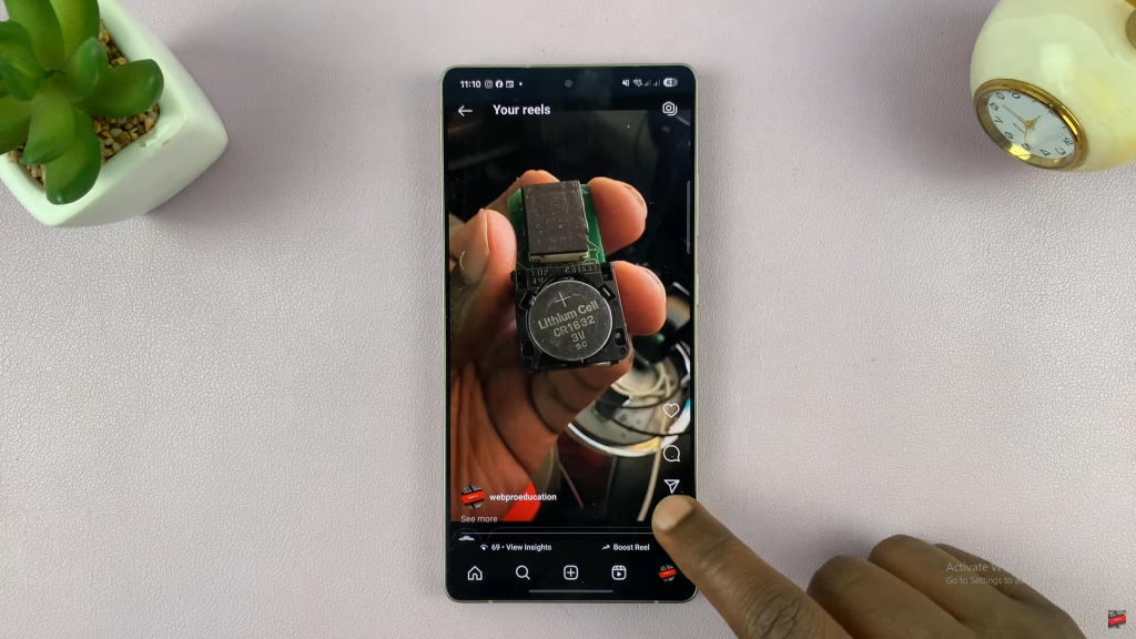 Add Thumbnail To Instagram Reel