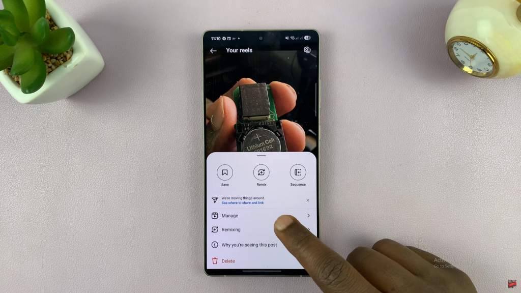 Add Thumbnail To Instagram Reel