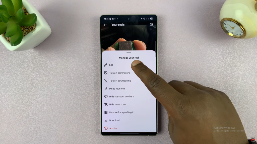 Add Thumbnail To Instagram Reel