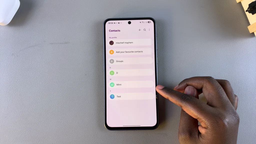 Delete Contact On Samsung Galaxy A26