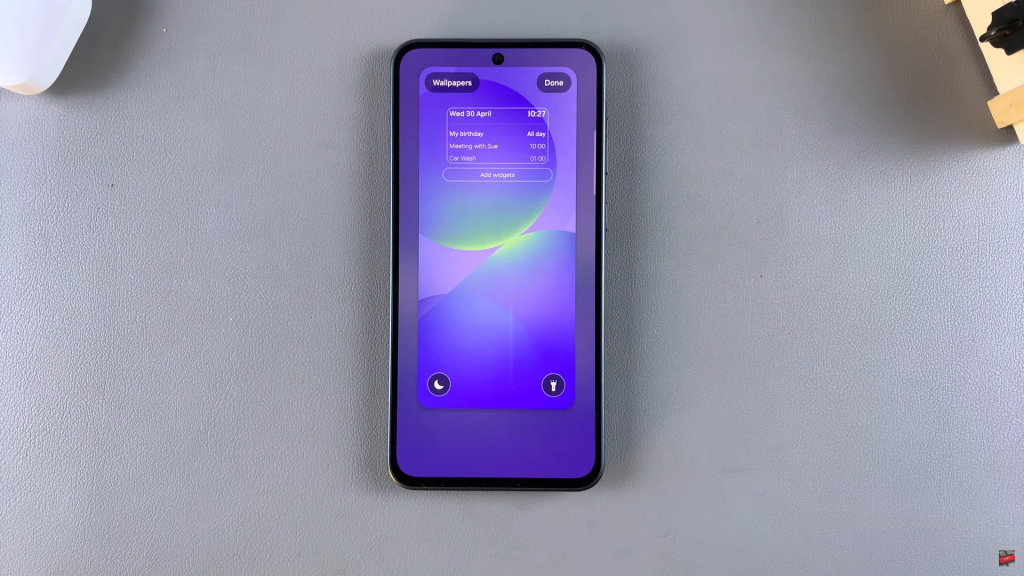 Add Calendar To Lock Screen Of Samsung Galaxy A36/A56/A26