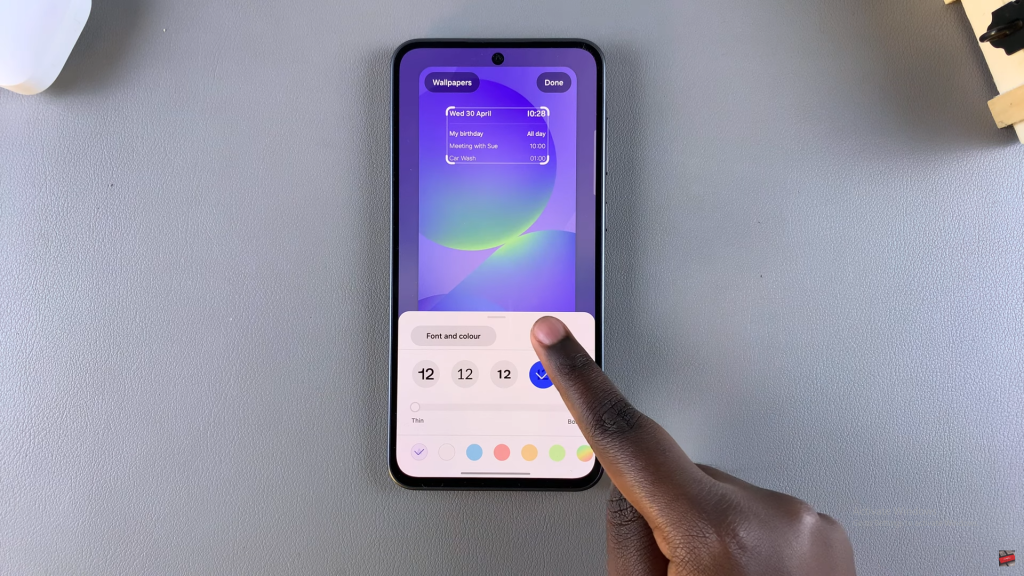 Add Calendar To Lock Screen Of Samsung Galaxy A36/A56/A26