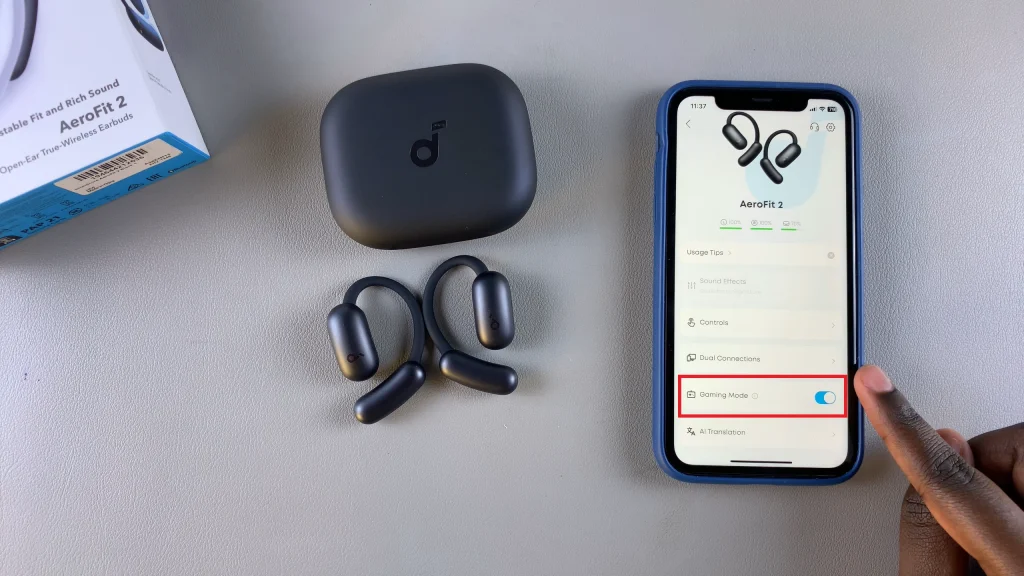 How To Enable Gaming Mode Of Soundcore Aerofit 2