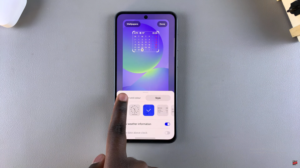 Add Calendar To Lock Screen Of Samsung Galaxy A36/A56/A26