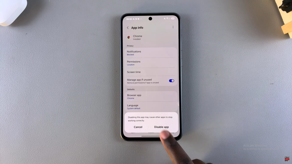 Disable Apps On Samsung Galaxy A36/A56/A26