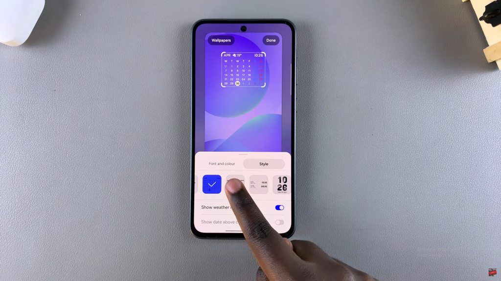 Add Calendar Schedule To Lock Screen Of Samsung Galaxy A36/A56/A26