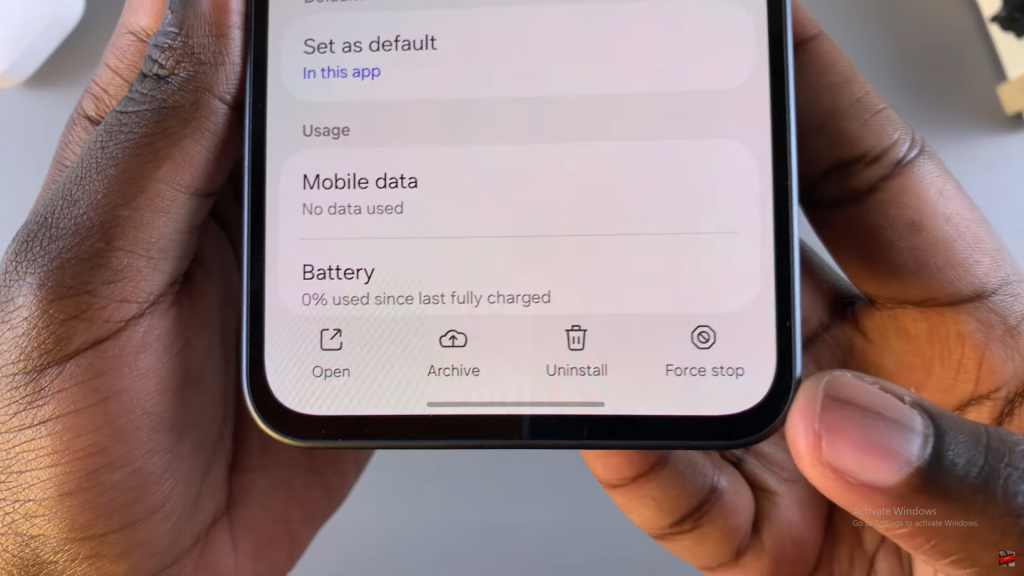 Force Stop App On Samsung Galaxy A36/A56/A26