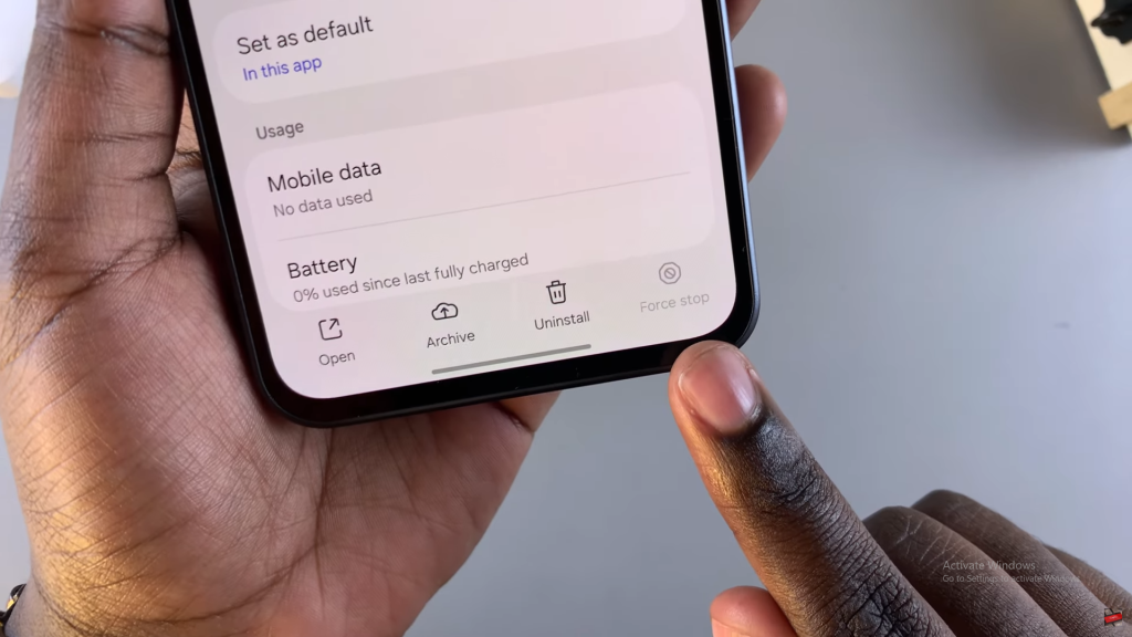 Force Stop App On Samsung Galaxy A36/A56/A26