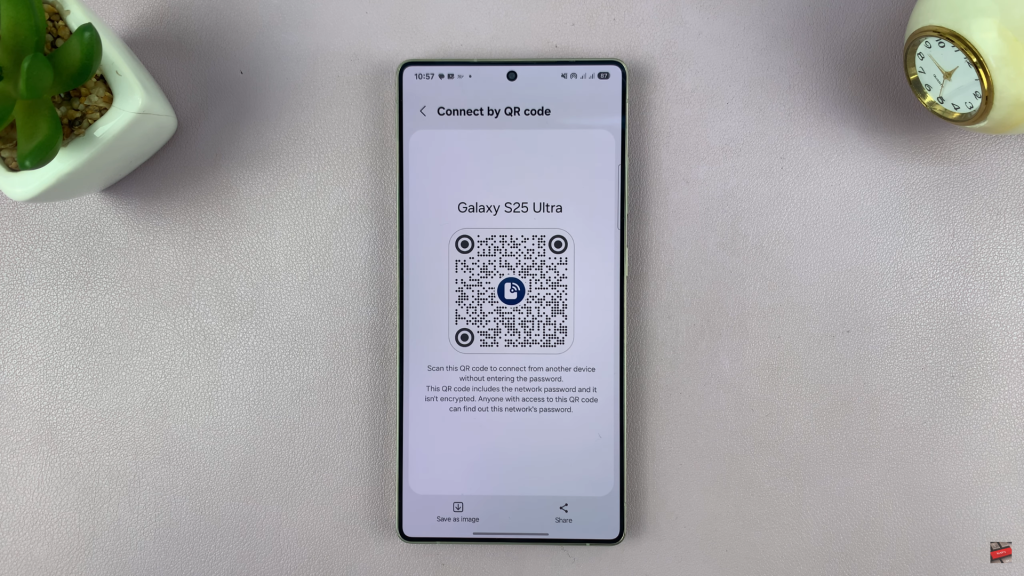 How To Share Hotspot Via QR Code On Samsung Galaxy S25 / S25 Ultra