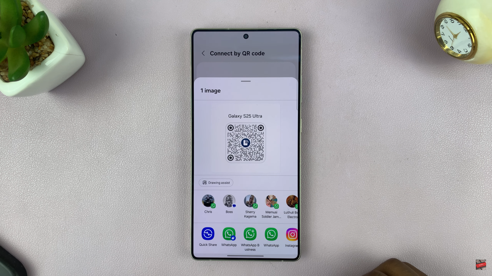 How To Share Hotspot Via QR Code On Galaxy S25