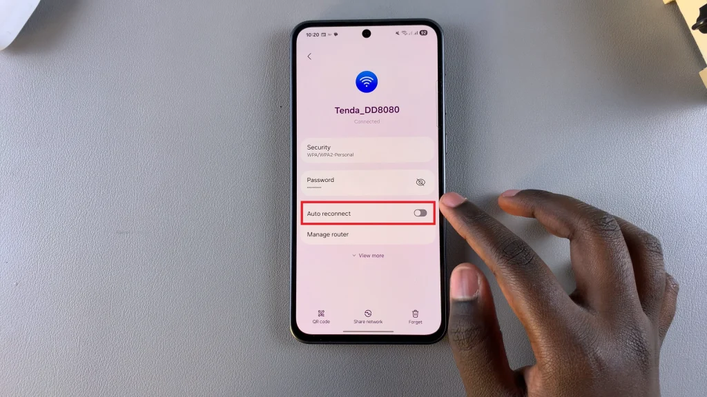 Disable Wi-Fi Auto Reconnect On Samsung Galaxy A26