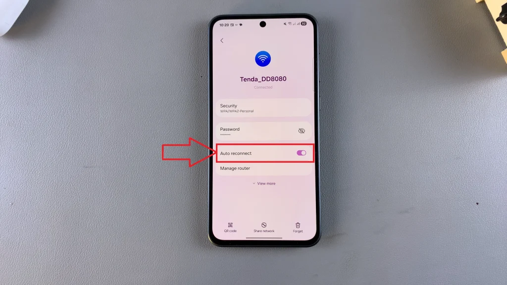 Enable Wi-Fi Auto Reconnect On Samsung Galaxy A36
