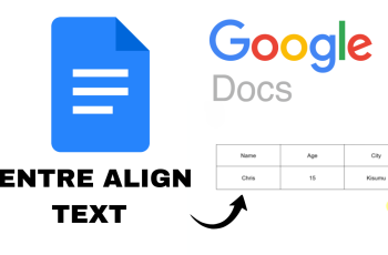 How To Center Align Text In Google Docs Table