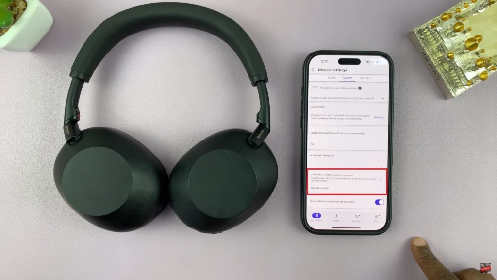 How To Enable Automatic Power OFF On Sony WH-1000XM6