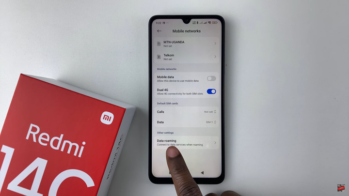 How To Enable / Disable Data Roaming On Redmi 14C