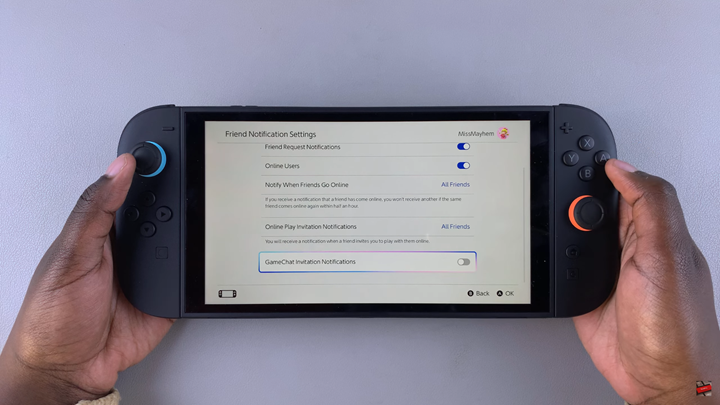 How To Enable / Disable GameChat Invitation Notifications On Nintendo Switch 2