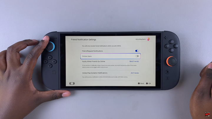 How To Enable / Disable Notifications For Online Users On Nintendo Switch 2