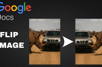 How To Flip an Image That’s Already In Google Docs
