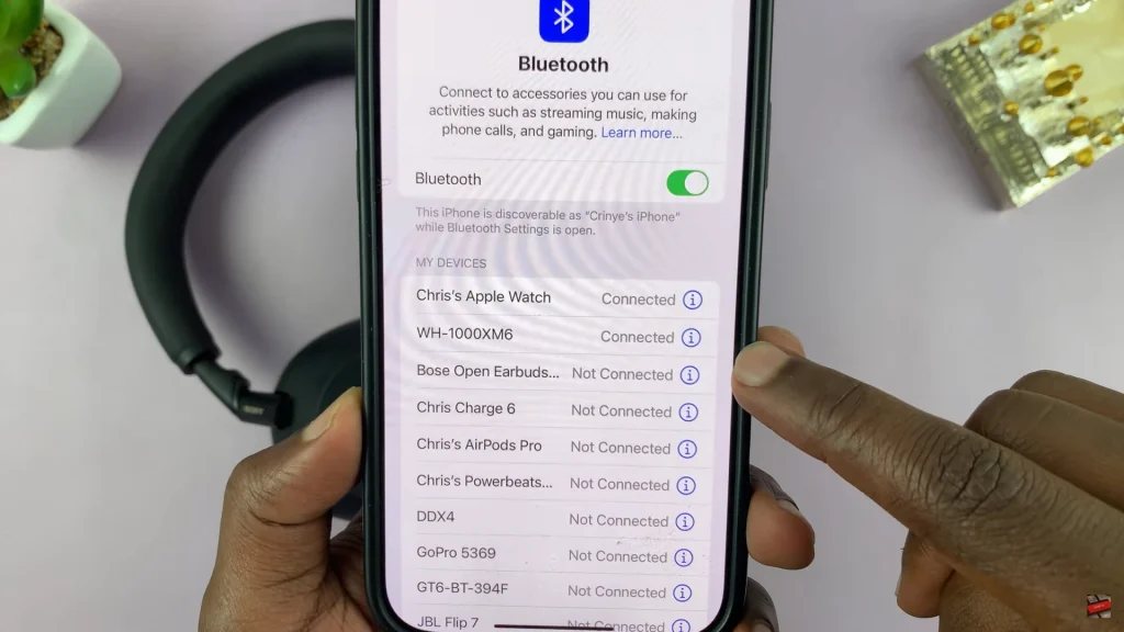 How To Pair & Connect Sony WH-1000XM6 To iPhone