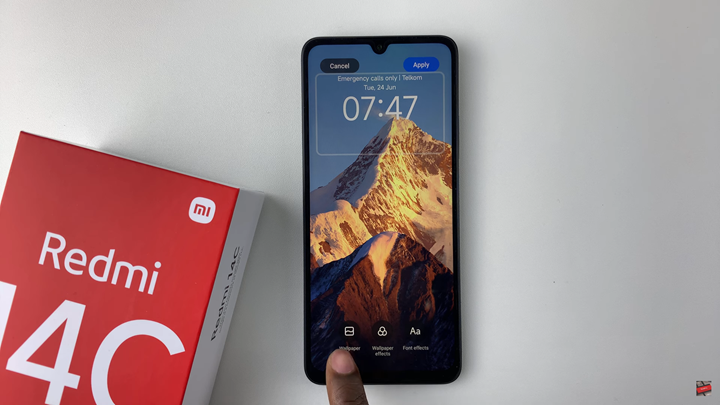 How To Set Custom Photo As Wallpaper On Redmi 14C