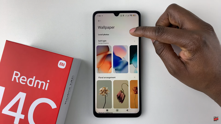 How To Set Custom Photo As Wallpaper On Redmi 14C
