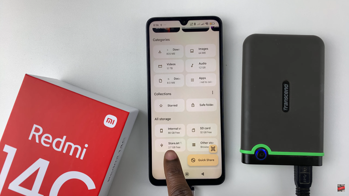 How To Transfer Files From External Hard Disk To Redmi 14C