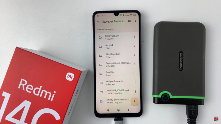 How To Transfer Files From External Hard Disk To Redmi 14C