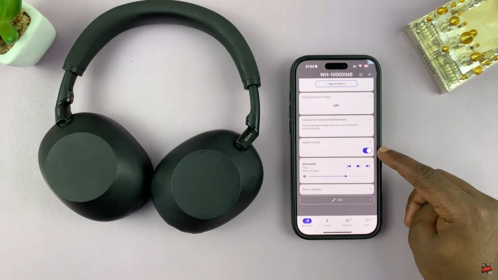 How To Turn OFF Speak To Chat On Sony WH-1000XM6