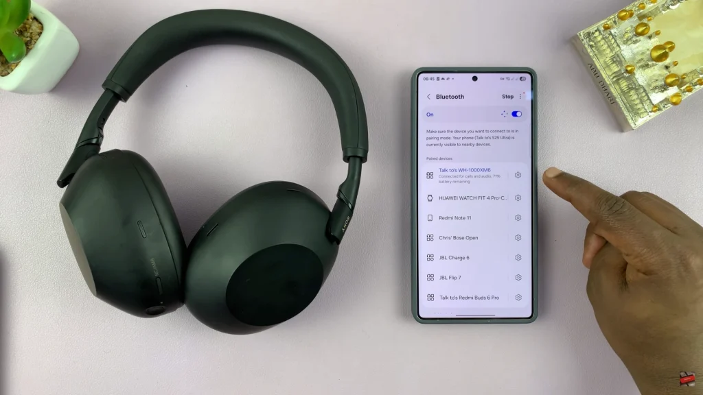 How To Unpair Sony WH-1000XM6 From Android Phone