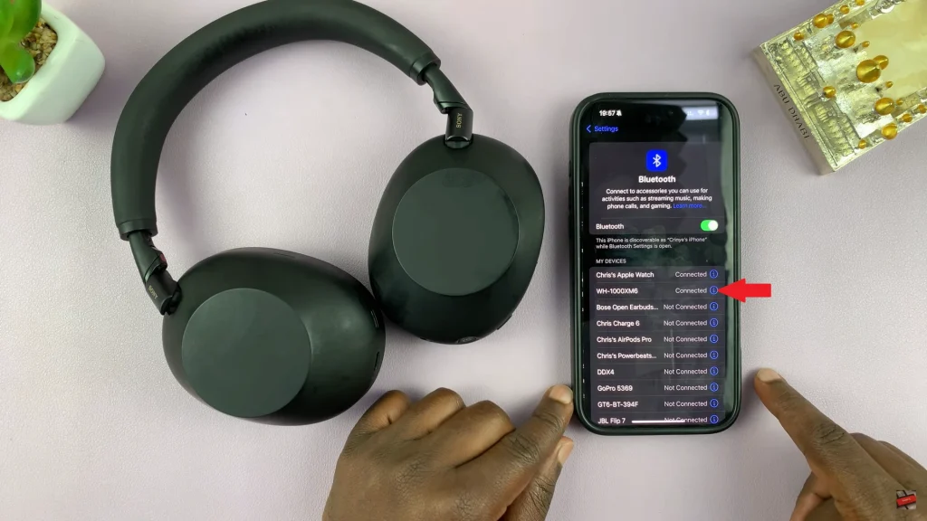 How To Unpair Sony WH-1000XM6 From iPhone