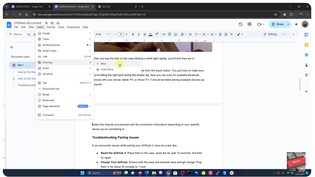 How To Add Vertical Text In Google Docs