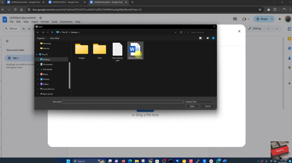 How To Convert Microsoft Word To Google Docs