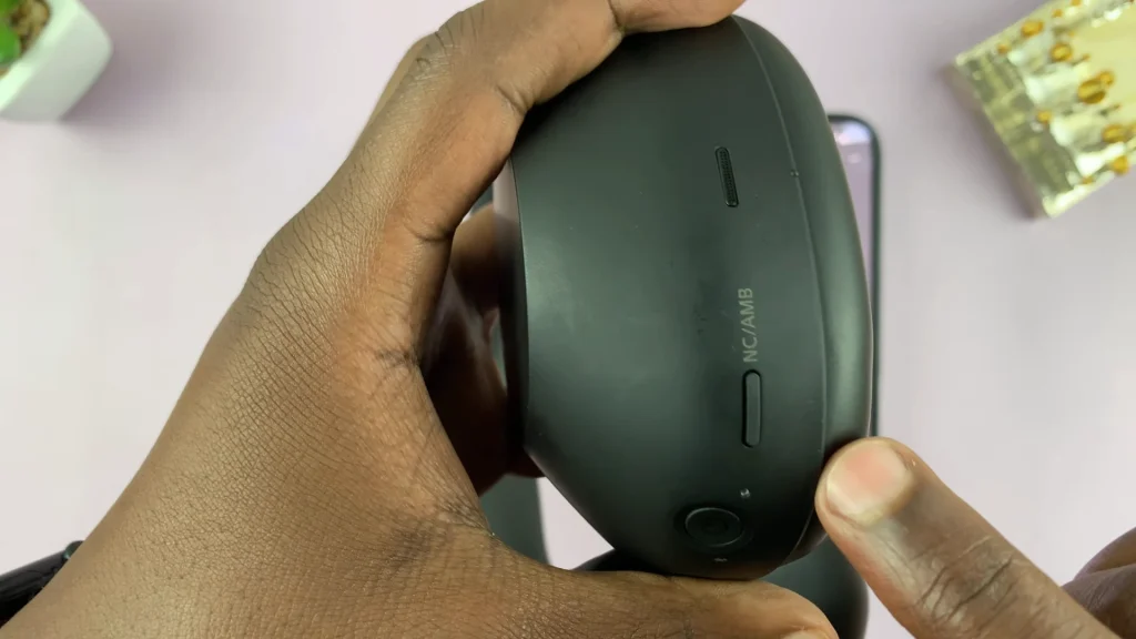 Noise Cancellation / Ambient Sound Mode Button On Sony WH-1000XM6