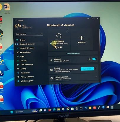 Sony WH-1000XM6 Connected To Windows PC/Laptop