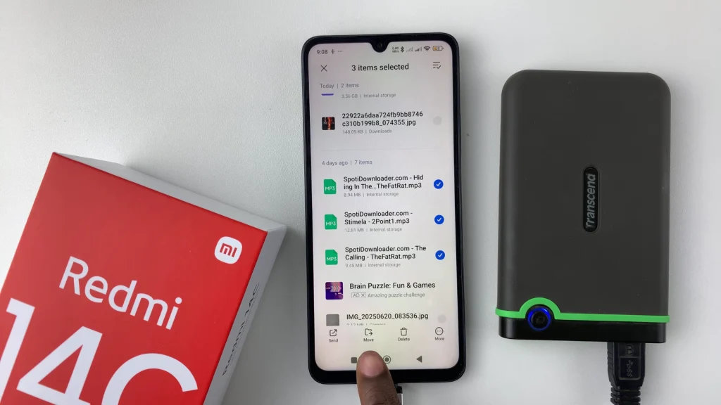 How To Transfer Files From Redmi 14C To External Hard Drive