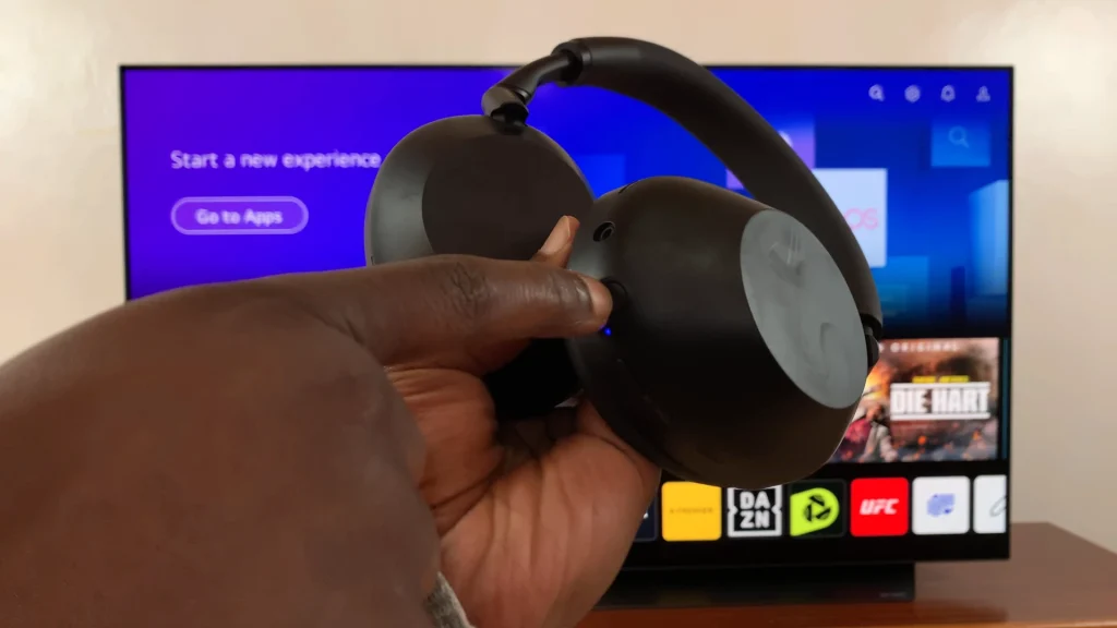 Sony WH-1000XM6 Headphones Power Button