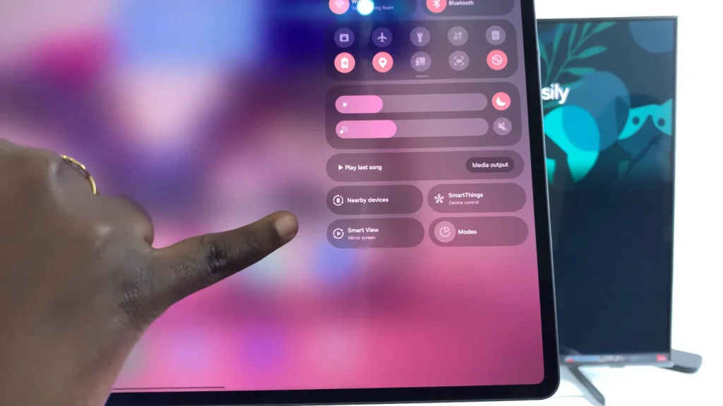 Smart View On Samsung Galaxy Tab S10 Ultra