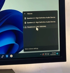 Set Sound Output To Sony WH-1000XM6 On Windows PC/Laptop