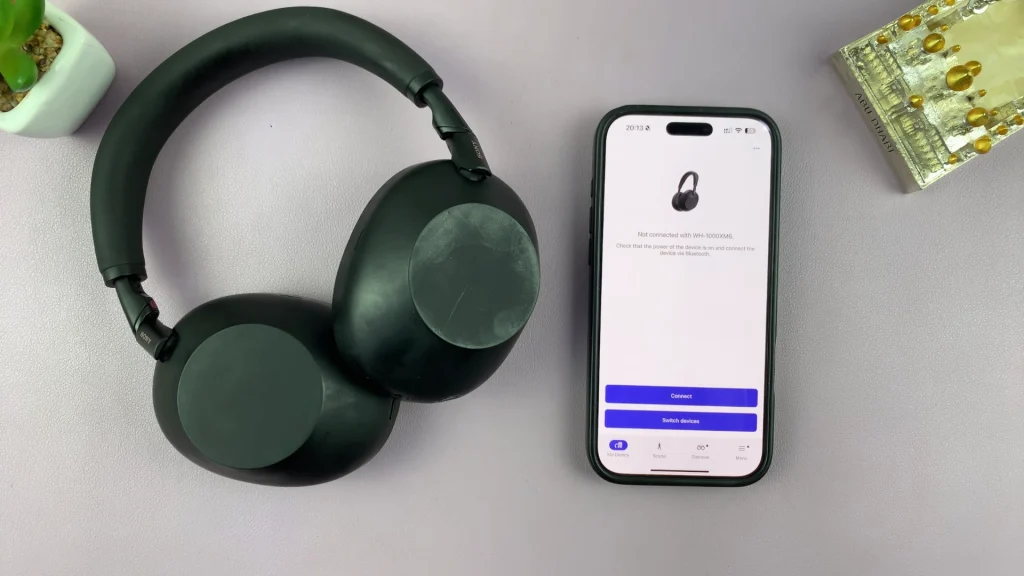 Switch OFF Sony WH-1000XM6 Headphones