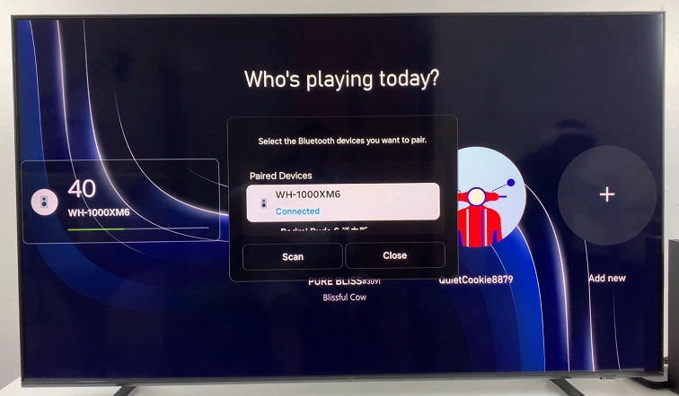 How To Connect Sony WH-1000XM6 Headphones To Samsung Smart TV