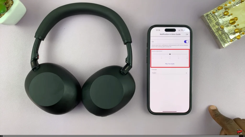 How To Change Notification Volume & Language On Sony WH-1000XM6