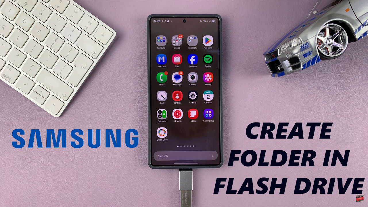 How To Create a Folder In USB Flash Drive On Samsung