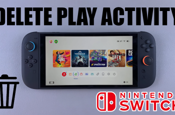 How To Delete Play Activity On Nintendo Switch 2