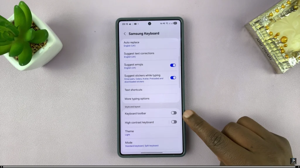 How To Disable Keyboard Toolbar On Samsung Phone